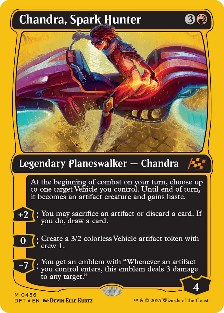 Chandra, Spark Hunter (First-Place Foil) [Aetherdrift] | Exor Games Bridgewater