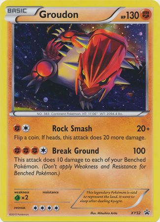 Groudon (XY52) (Jumbo Card) [XY: Black Star Promos] | Exor Games Bridgewater