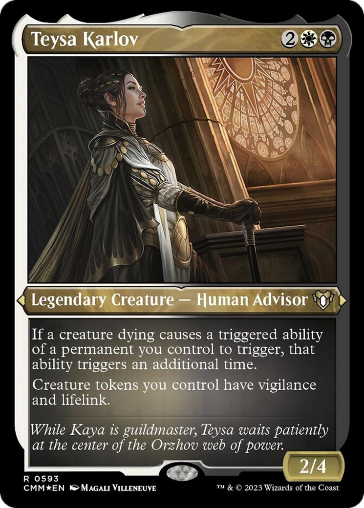 Teysa Karlov (Foil Etched) [Commander Masters] | Exor Games Bridgewater