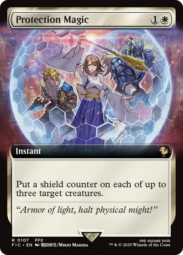 Protection Magic (Extended Art) [FINAL FANTASY Commander] | Exor Games Bridgewater