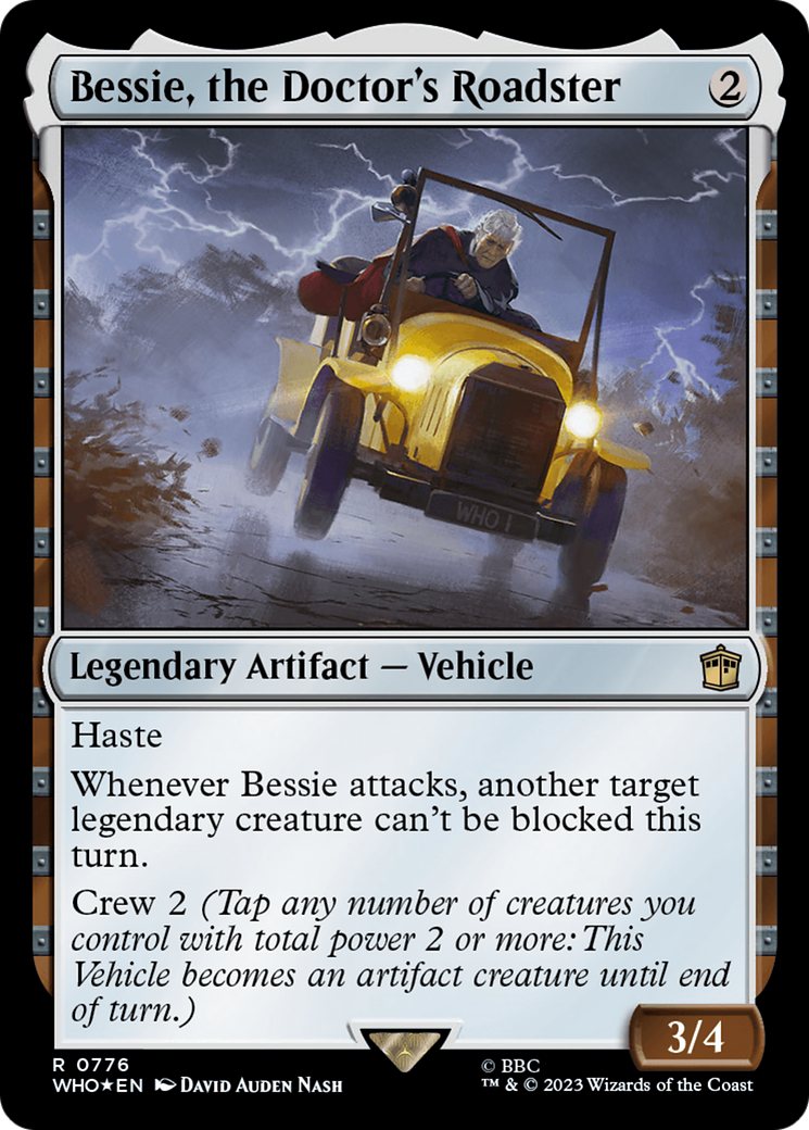 Bessie, the Doctor's Roadster (Surge Foil) [Doctor Who] | Exor Games Bridgewater