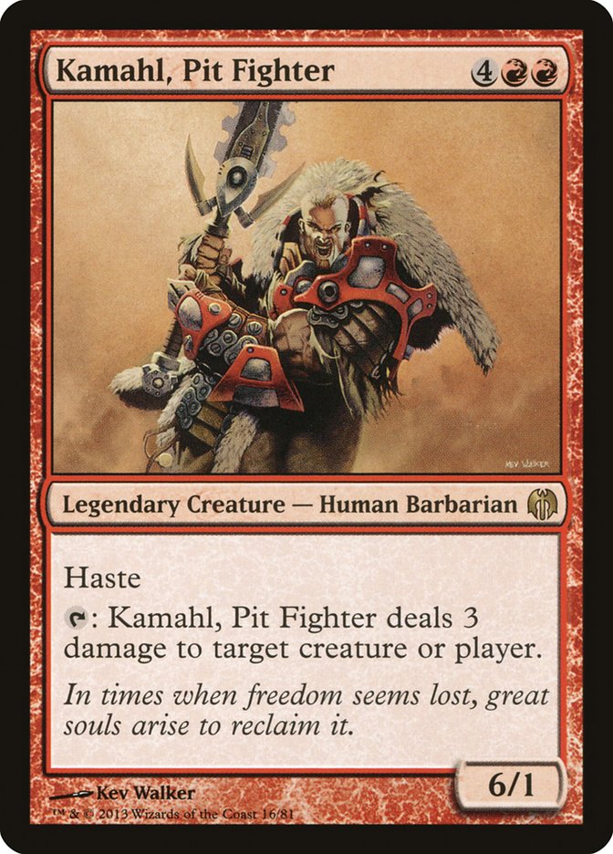 Kamahl, Pit Fighter [Duel Decks: Heroes vs. Monsters] | Exor Games Bridgewater