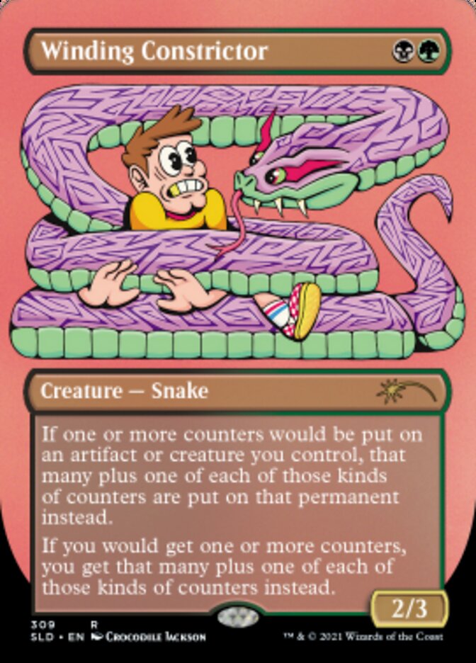 Winding Constrictor (Borderless) [Secret Lair Drop Series] | Exor Games Bridgewater