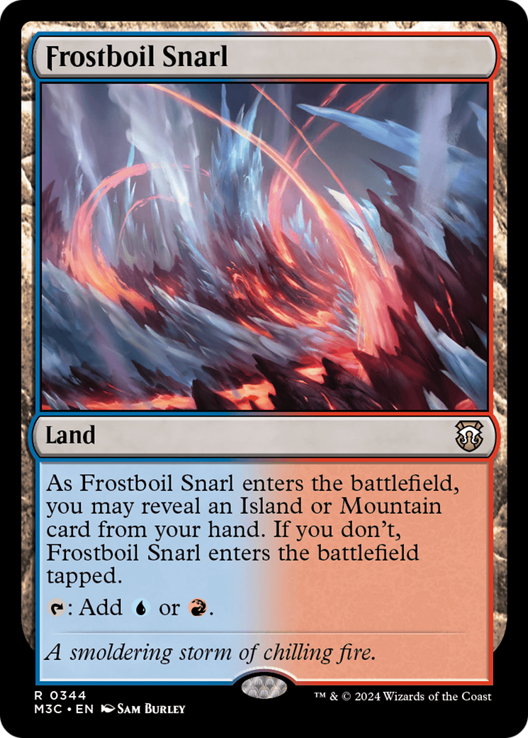 Frostboil Snarl (Ripple Foil) [Modern Horizons 3 Commander] | Exor Games Bridgewater