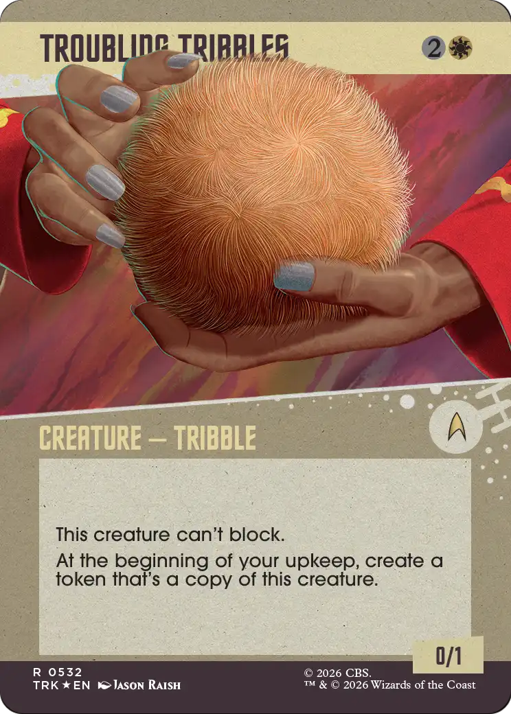 Troubling Tribbles (Showcase) (Surge Foil) [Star Trek] | Exor Games Bridgewater