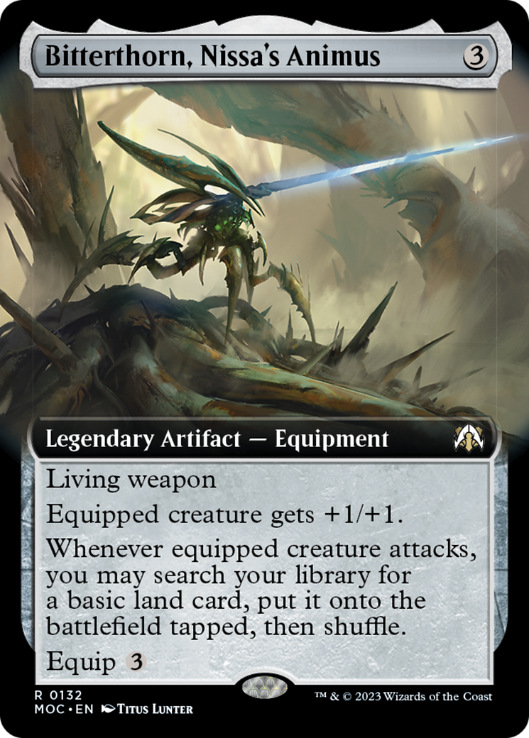 Bitterthorn, Nissa's Animus (Extended Art) [March of the Machine Commander] | Exor Games Bridgewater