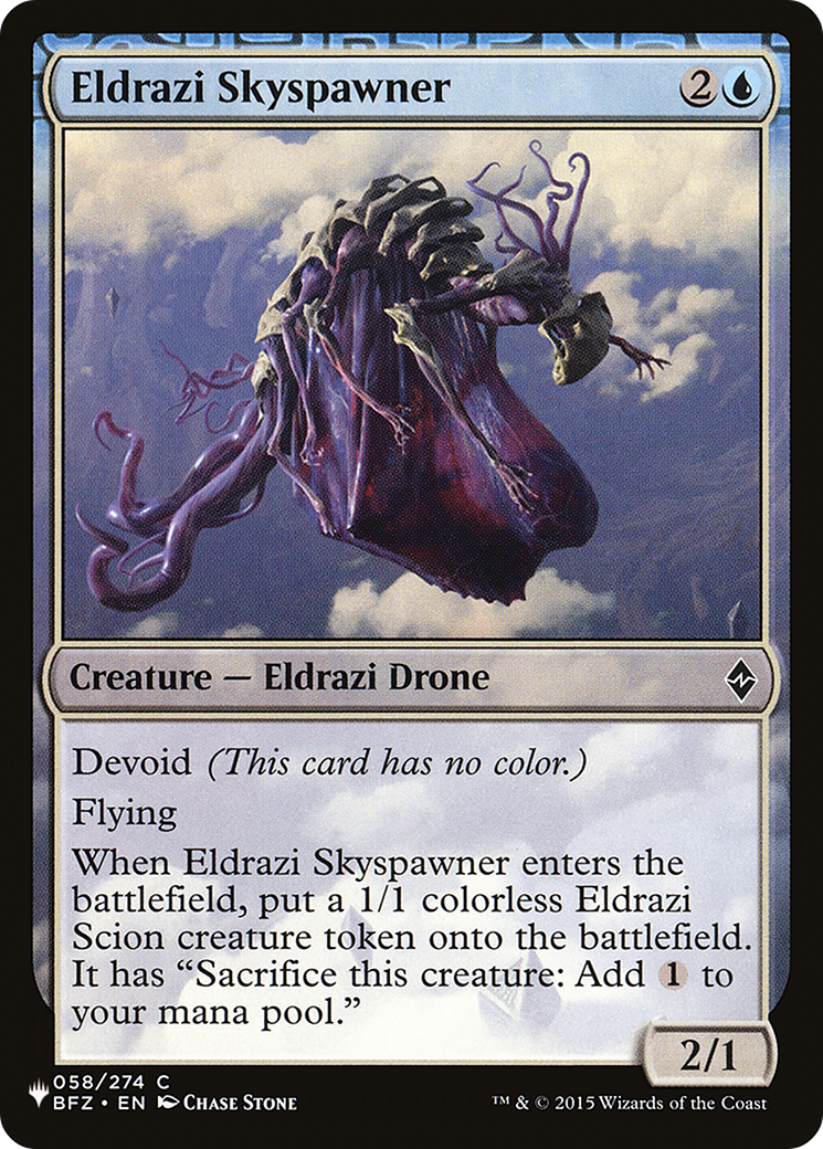 Eldrazi Skyspawner [The List Reprints] | Exor Games Bridgewater