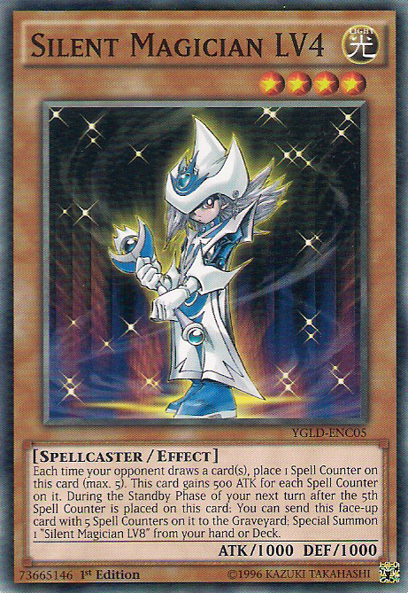 Silent Magician LV4 [YGLD-ENC05] Common | Exor Games Bridgewater