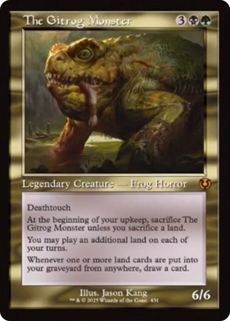 The Gitrog Monster (Retro Frame) [Innistrad Remastered] | Exor Games Bridgewater