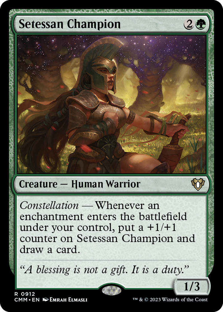 Setessan Champion [Commander Masters] | Exor Games Bridgewater