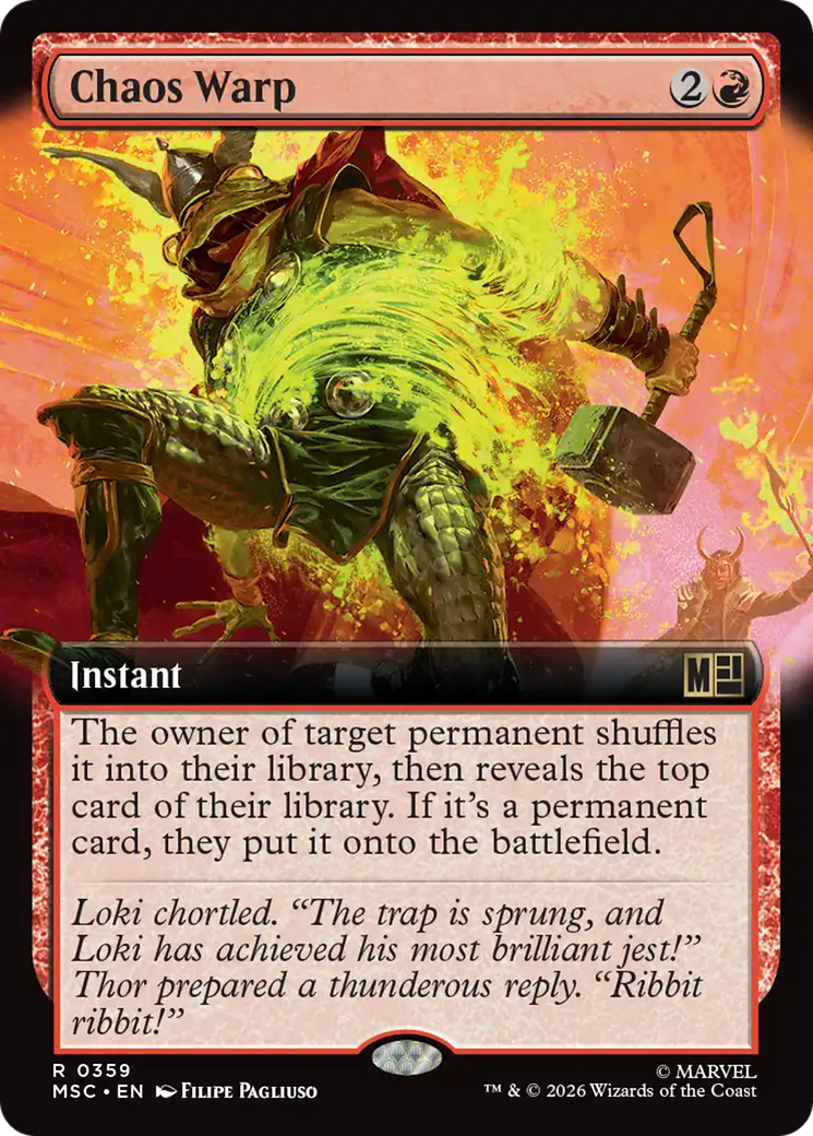 Chaos Warp (Extended Art) [Marvel Super Heroes Commander] | Exor Games Bridgewater