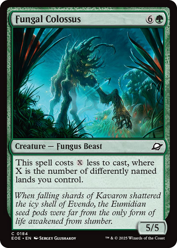 Fungal Colossus [Edge of Eternities] | Exor Games Bridgewater