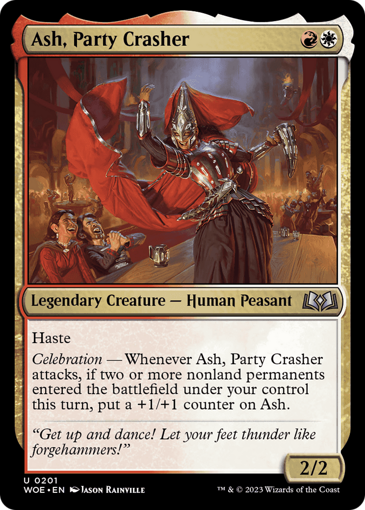 Ash, Party Crasher [Wilds of Eldraine] | Exor Games Bridgewater