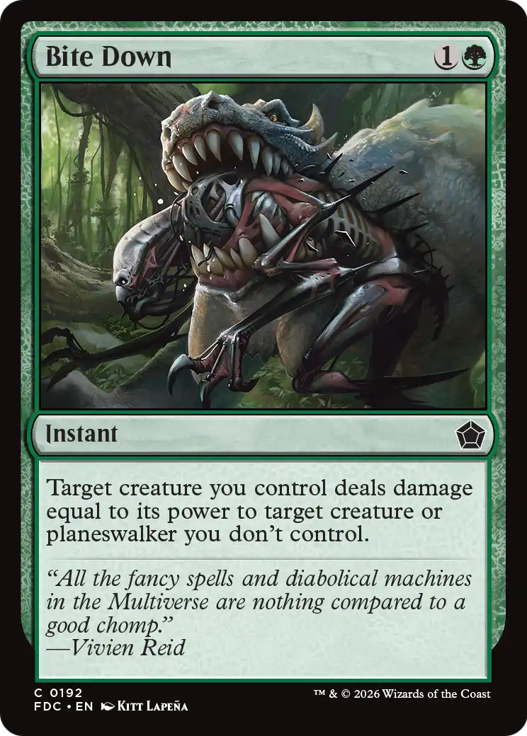 Bite Down [Foundations Commander] | Exor Games Bridgewater