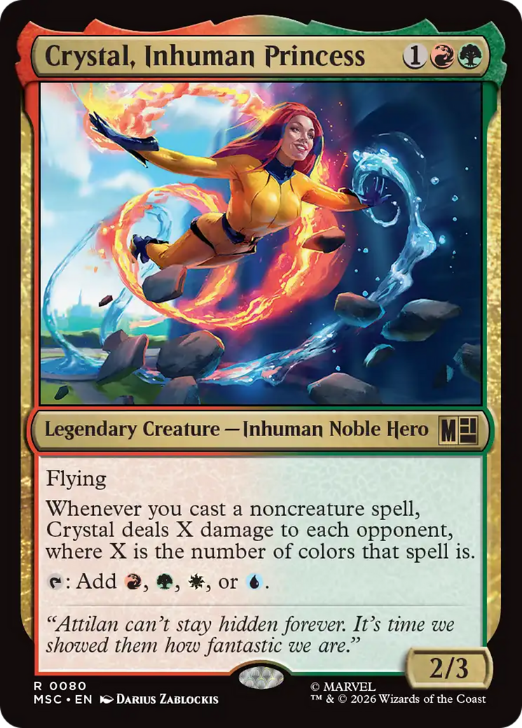 Crystal, Inhuman Princess [Marvel Super Heroes Commander] | Exor Games Bridgewater