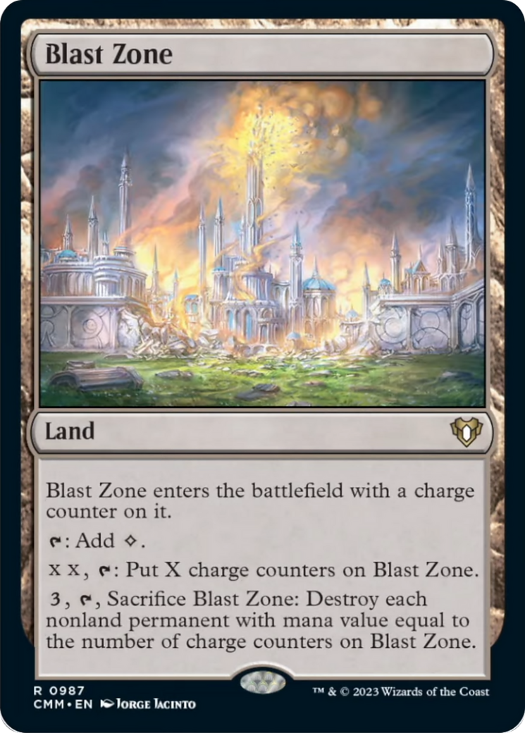 Blast Zone [Commander Masters] | Exor Games Bridgewater