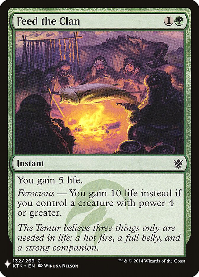 Feed the Clan [Mystery Booster] | Exor Games Bridgewater