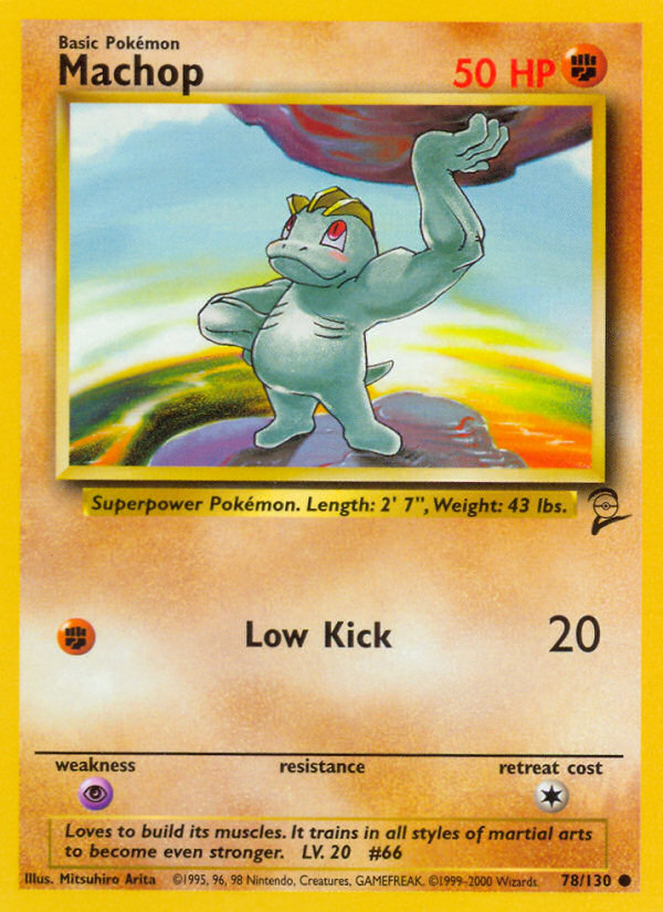 Machop (78/130) [Base Set 2] | Exor Games Bridgewater
