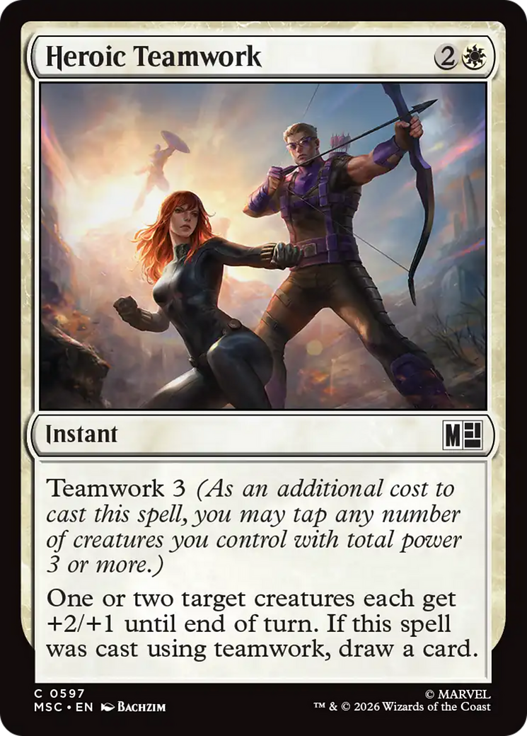Heroic Teamwork [Marvel Super Heroes Commander] | Exor Games Bridgewater