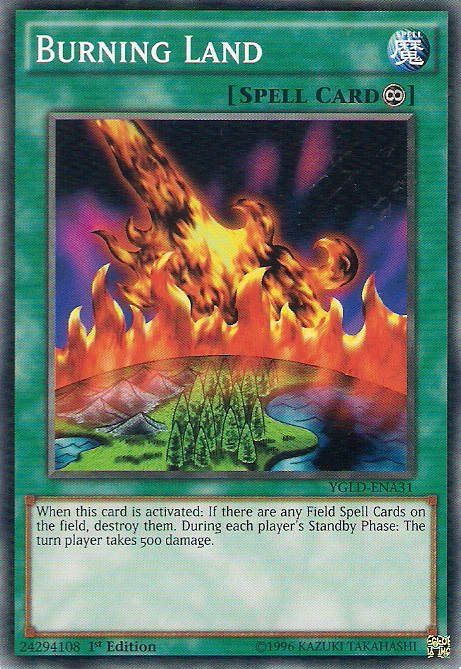 Burning Land [YGLD-ENA31] Common | Exor Games Bridgewater