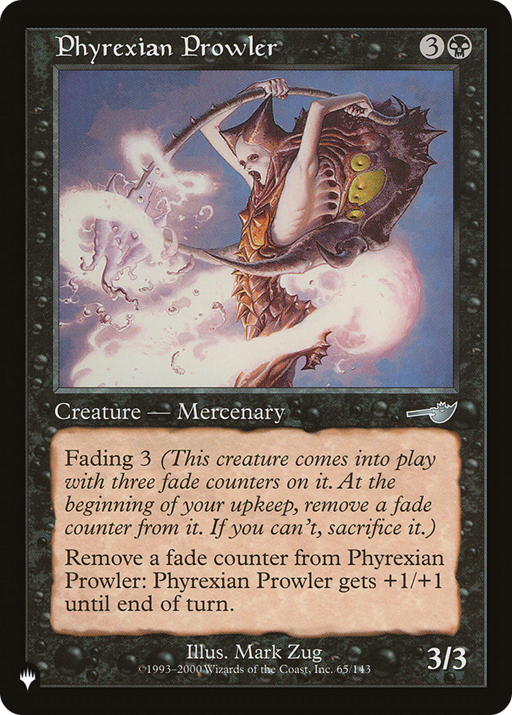 Phyrexian Prowler [The List] | Exor Games Bridgewater