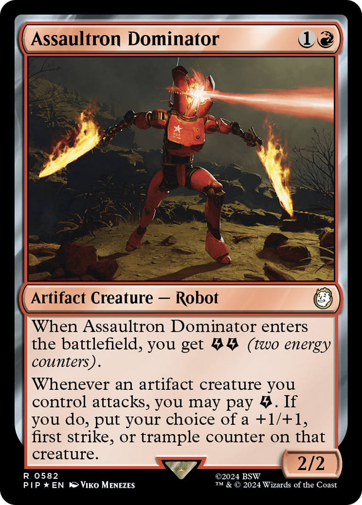 Assaultron Dominator (Surge Foil) [Fallout] | Exor Games Bridgewater