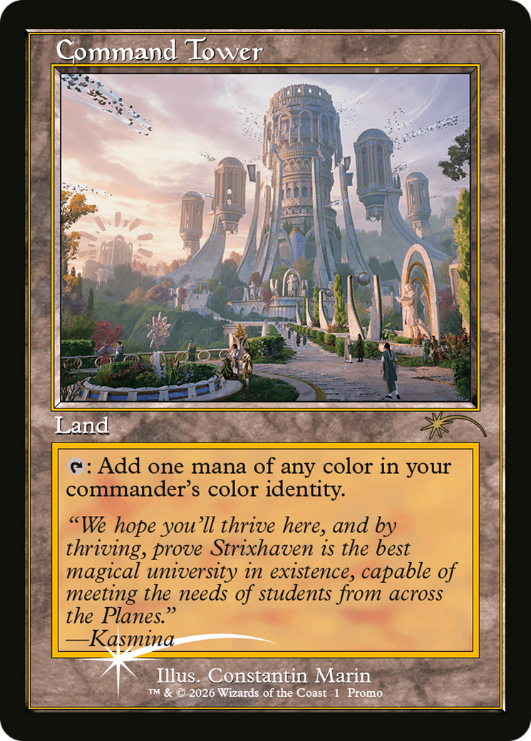Command Tower (Strixhaven: Omens of Chaos) [Media Promos] | Exor Games Bridgewater