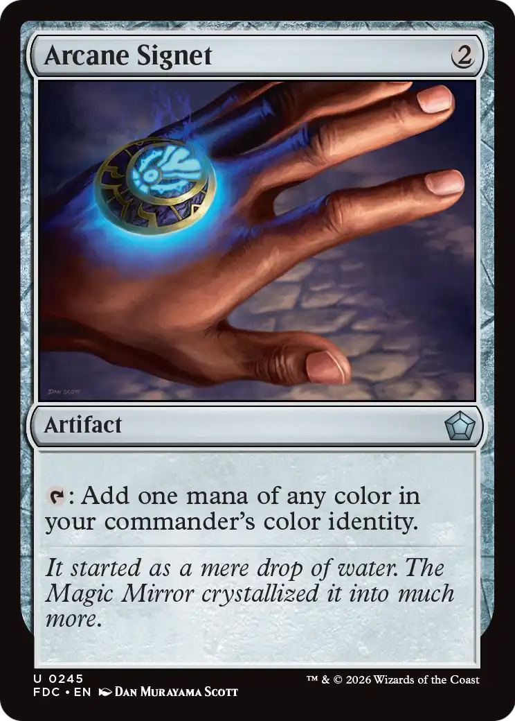 Arcane Signet (0245) [Foundations Commander] | Exor Games Bridgewater