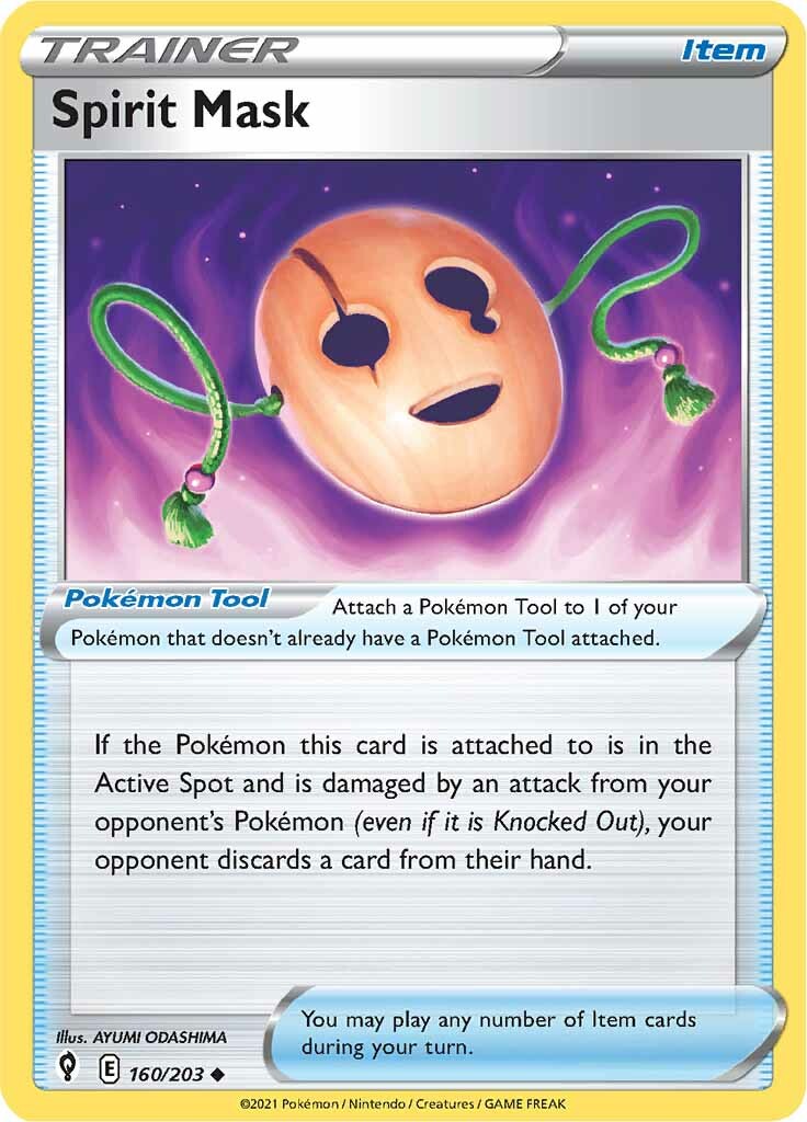 Spirit Mask (160/203) [Sword & Shield: Evolving Skies] | Exor Games Bridgewater
