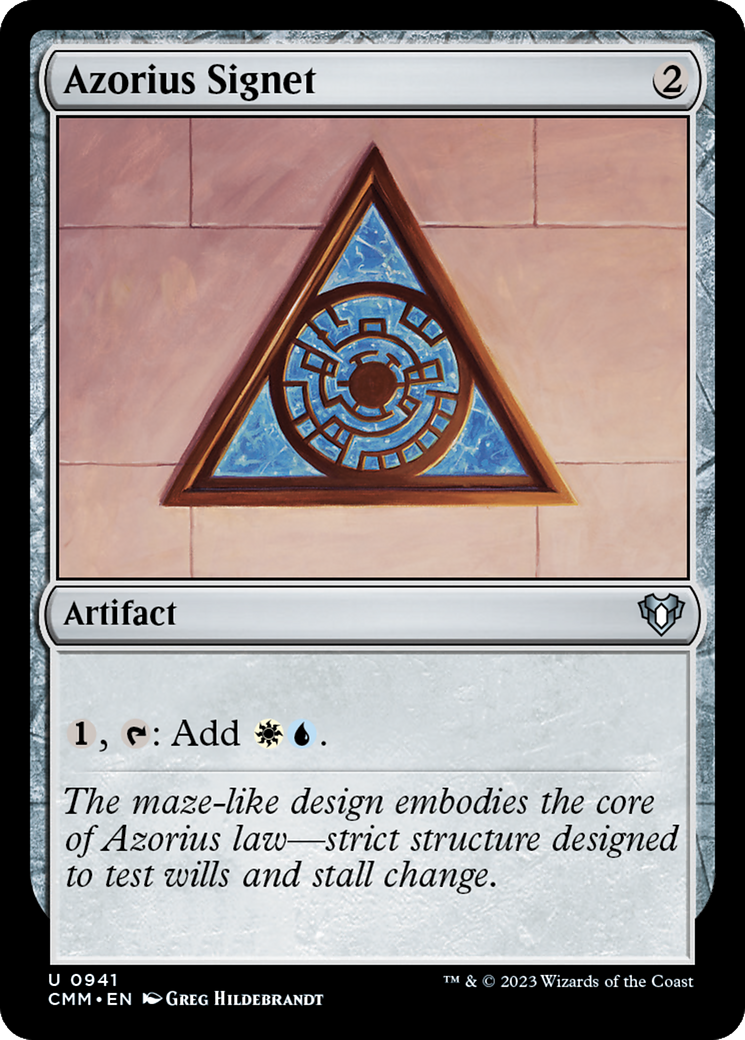 Azorius Signet [Commander Masters] | Exor Games Bridgewater