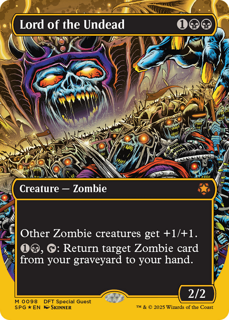 Lord of the Undead (Borderless) (First-Place Foil) [Aetherdrift Special Guests] | Exor Games Bridgewater