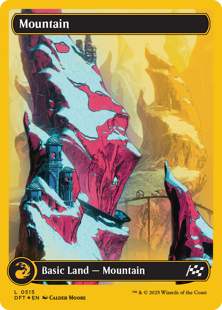 Mountain (0515) (First-Place Foil) [Aetherdrift] | Exor Games Bridgewater