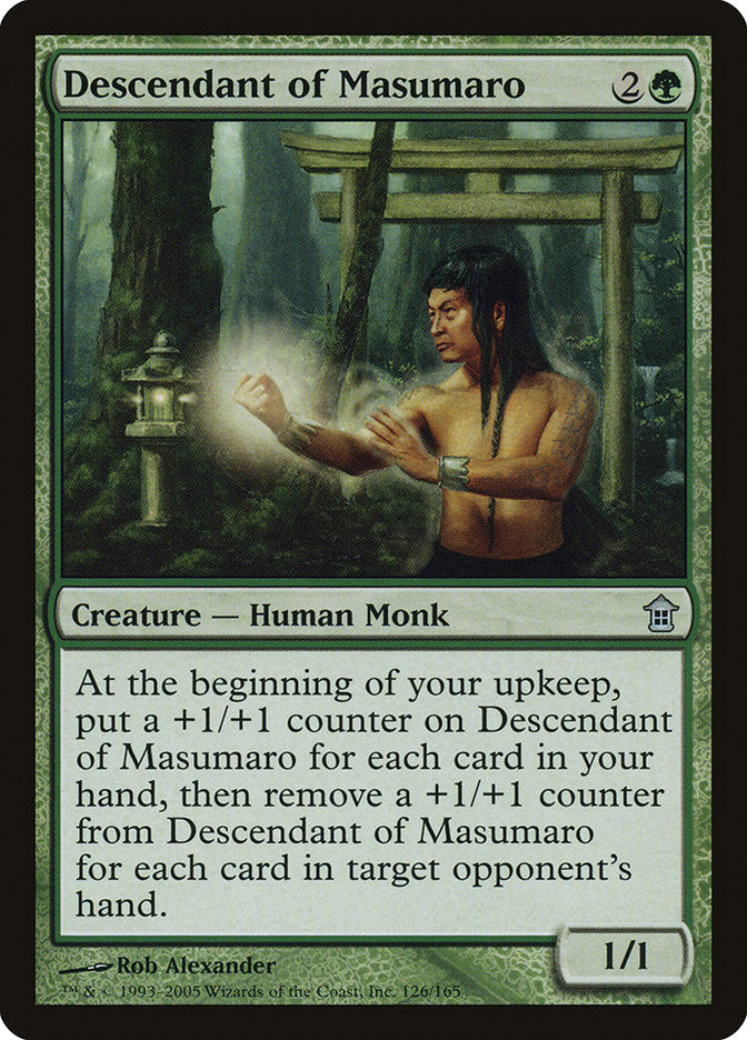 Descendant of Masumaro [Saviors of Kamigawa] | Exor Games Bridgewater