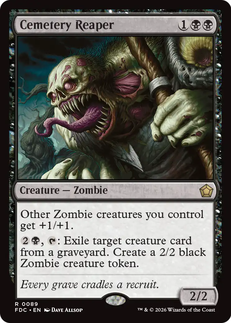 Cemetery Reaper [Foundations Commander] | Exor Games Bridgewater