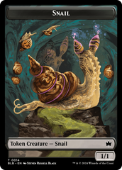 Snail // Thundertrap Trainer Double-Sided Token [Bloomburrow Tokens] | Exor Games Bridgewater