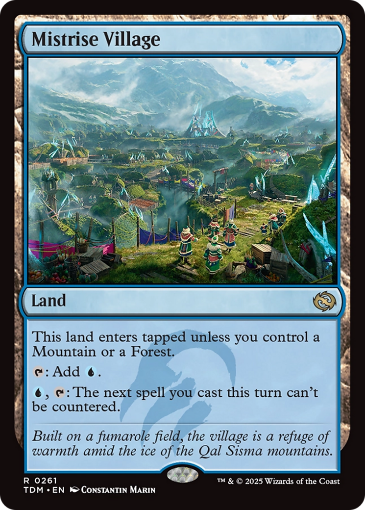 Mistrise Village [Tarkir: Dragonstorm] | Exor Games Bridgewater