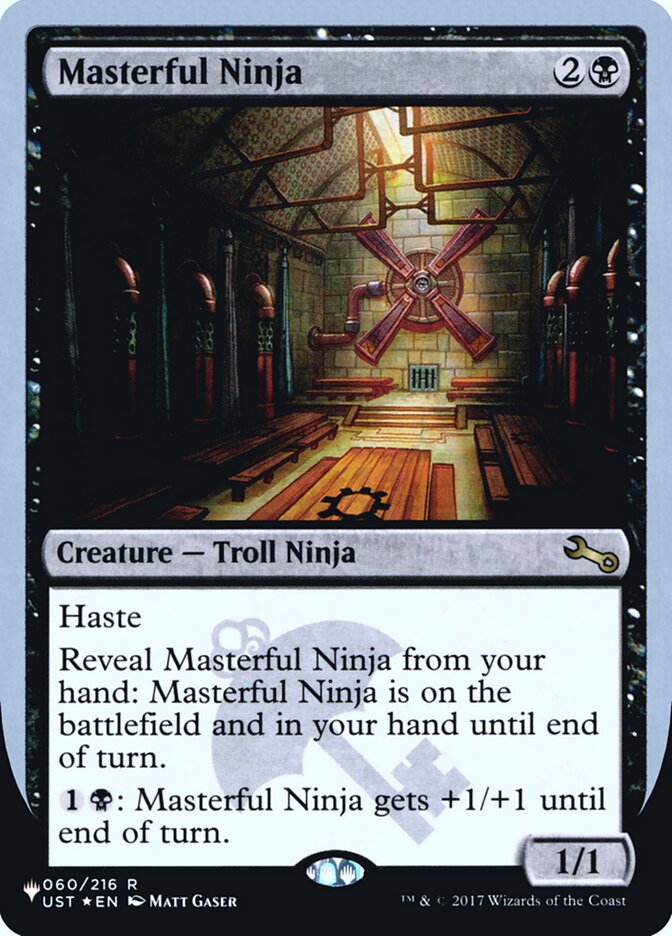 Masterful Ninja (Unfinity Foil Edition) [The List] | Exor Games Bridgewater