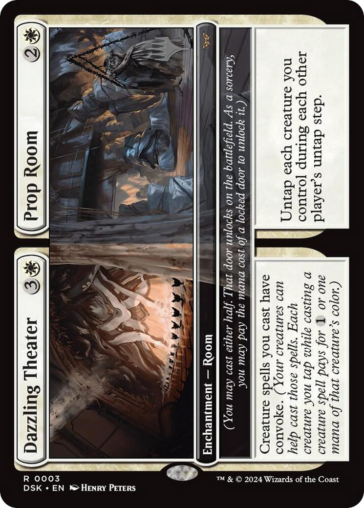 Dazzling Theater // Prop Room (Promo Pack) [Duskmourn: House of Horror Promos] | Exor Games Bridgewater