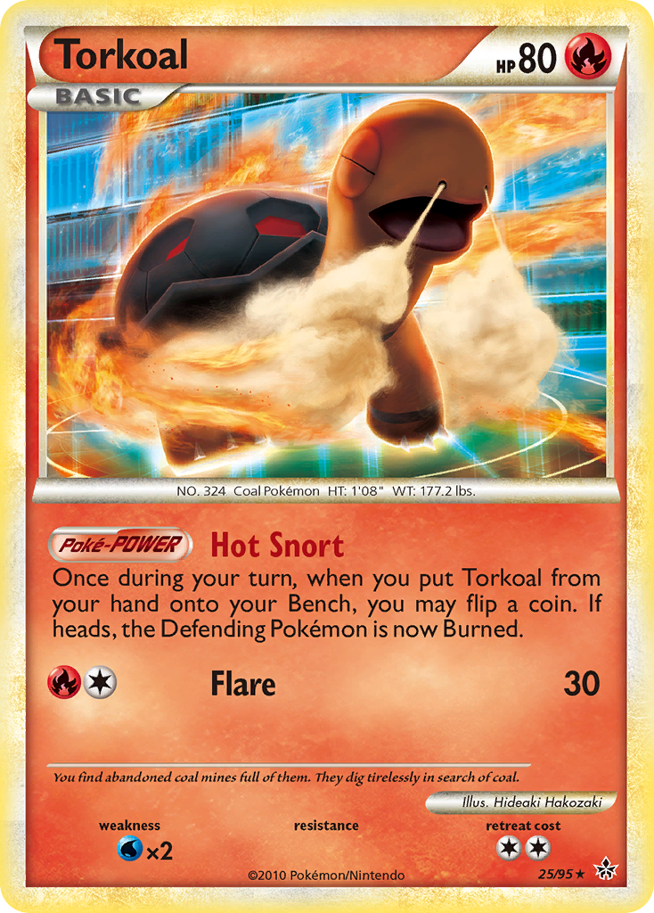 Torkoal (25/95) [HeartGold & SoulSilver: Unleashed] | Exor Games Bridgewater