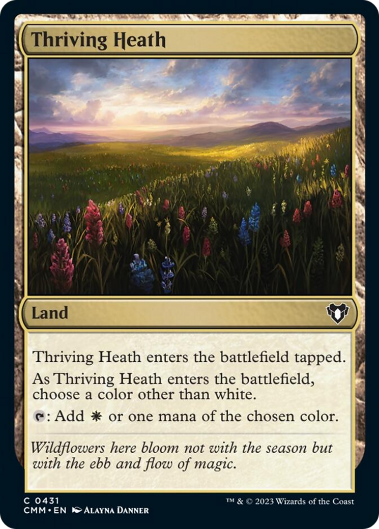 Thriving Heath [Commander Masters] | Exor Games Bridgewater