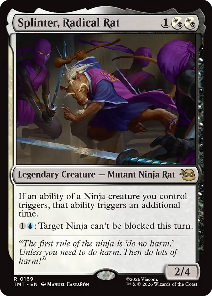 Splinter, Radical Rat [Teenage Mutant Ninja Turtles] | Exor Games Bridgewater