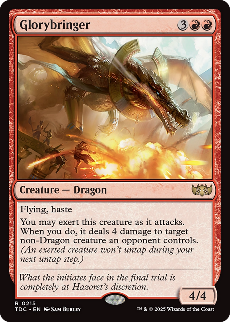 Glorybringer [Tarkir: Dragonstorm Commander] | Exor Games Bridgewater