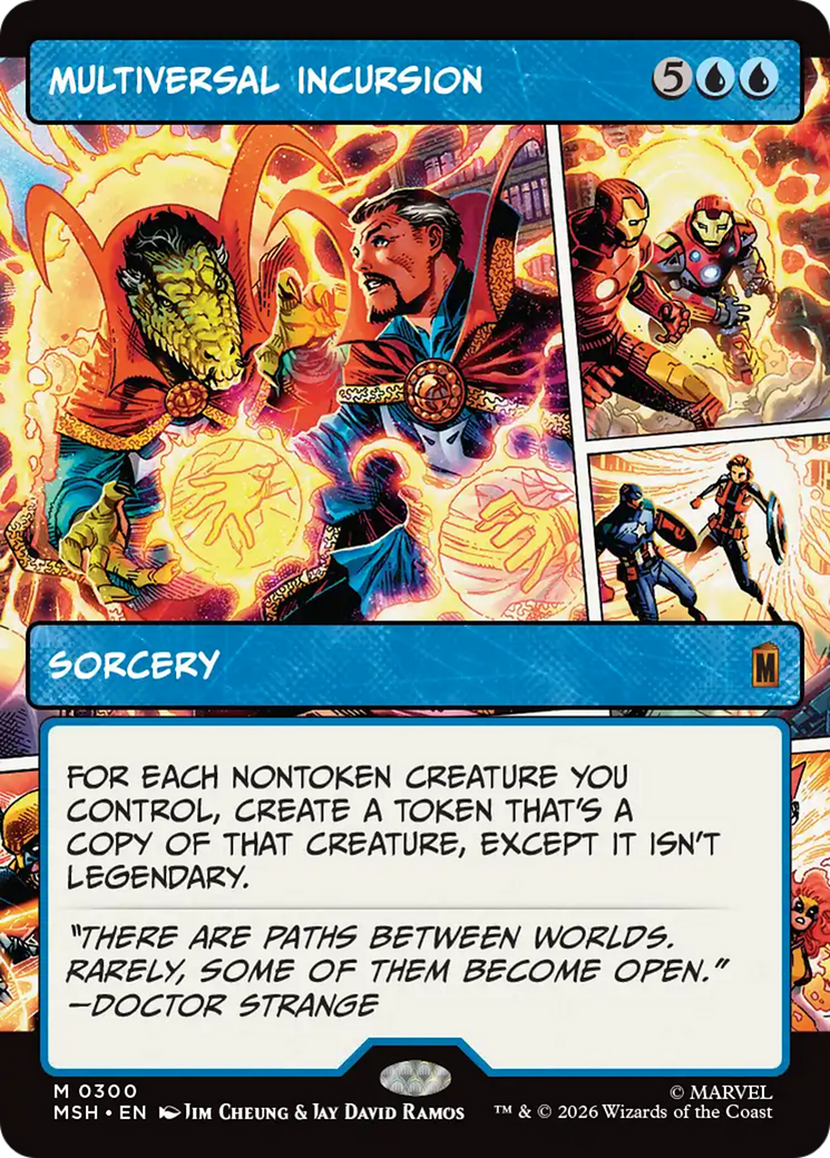 Multiversal Incursion (Borderless) [Marvel Super Heroes] | Exor Games Bridgewater