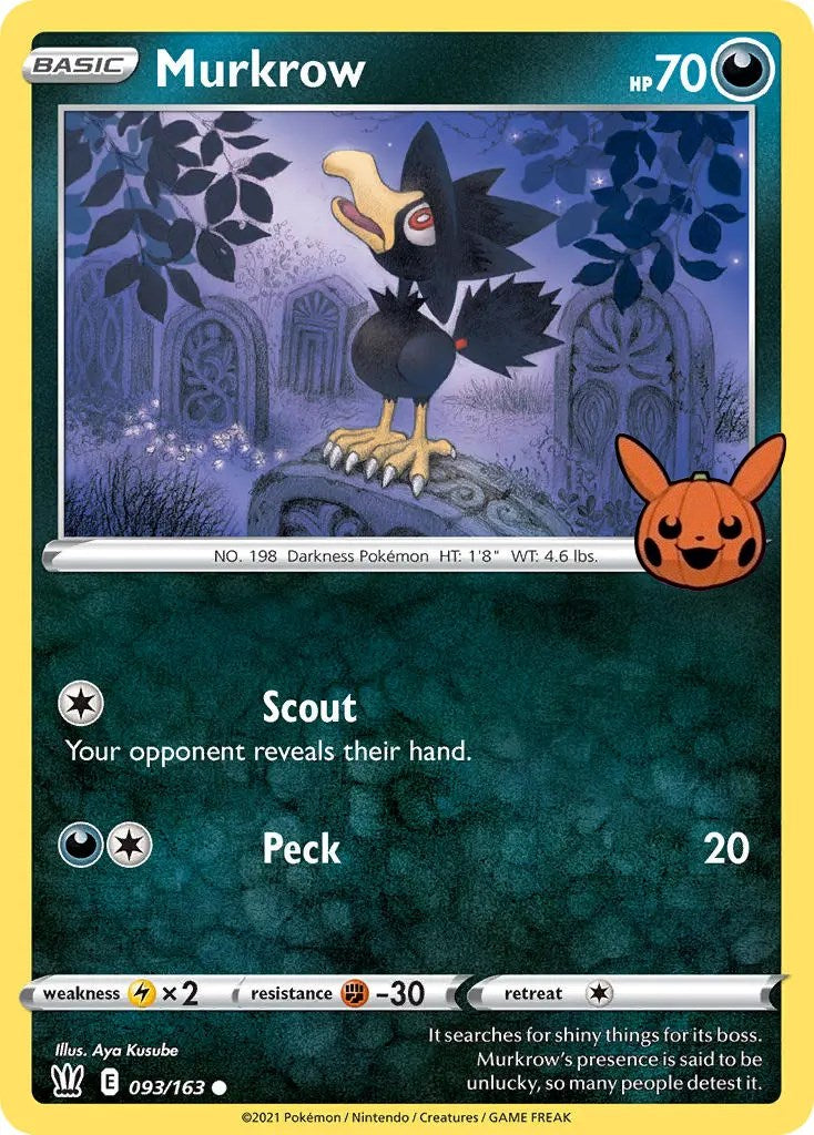 Murkrow (093/163) [Trick or Trade] | Exor Games Bridgewater