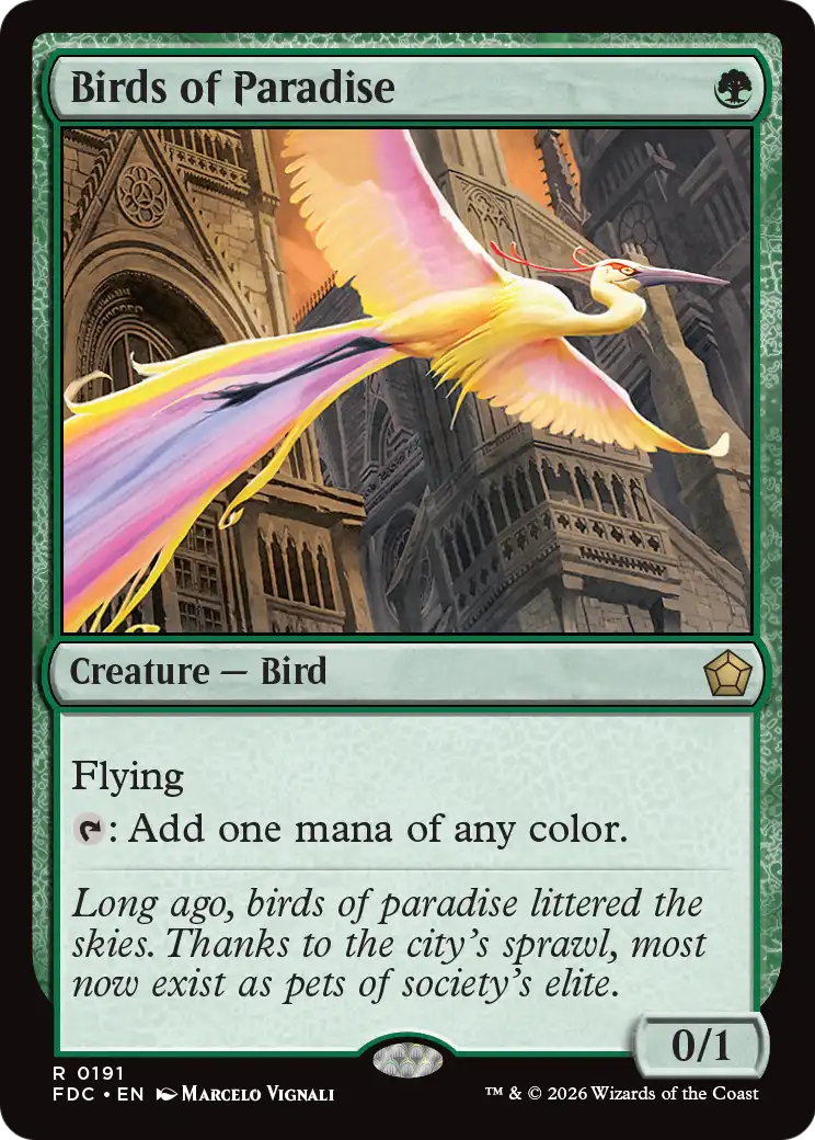 Birds of Paradise [Foundations Commander] | Exor Games Bridgewater