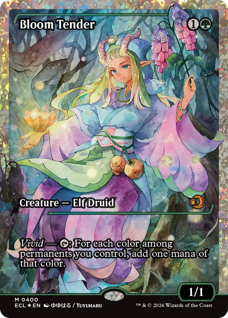 Bloom Tender (0400) (Showcase) (Fracture Foil) [Lorwyn Eclipsed] | Exor Games Bridgewater