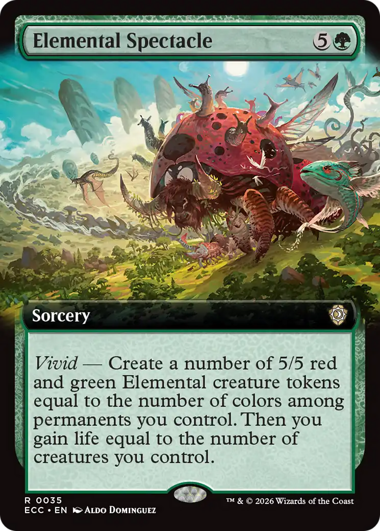 Elemental Spectacle (Extended Art) [Lorwyn Eclipsed Commander] | Exor Games Bridgewater