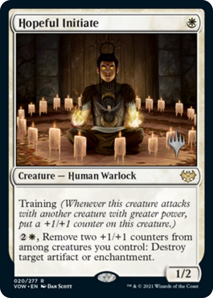 Hopeful Initiate (Promo Pack) [Innistrad: Crimson Vow Promos] | Exor Games Bridgewater