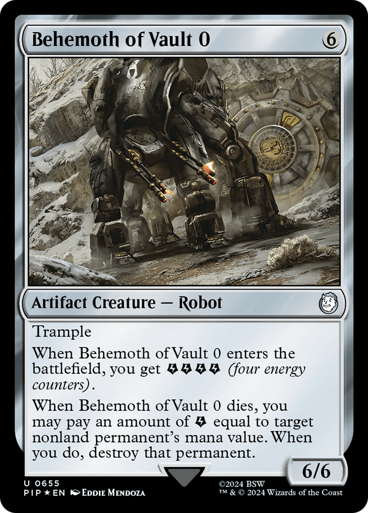 Behemoth of Vault 0 (Surge Foil) [Fallout] | Exor Games Bridgewater