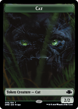 Zombie // Cat (008) Double-Sided Token [Dominaria Remastered Tokens] | Exor Games Bridgewater